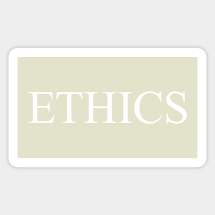 Ethics Sticker